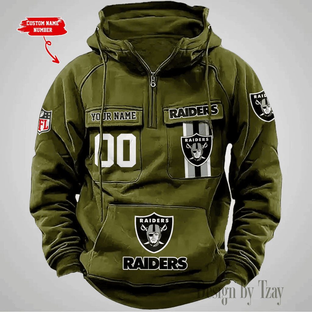 Las Vegas Raiders Vintage Men Hoodie DV2 AZVMHD428