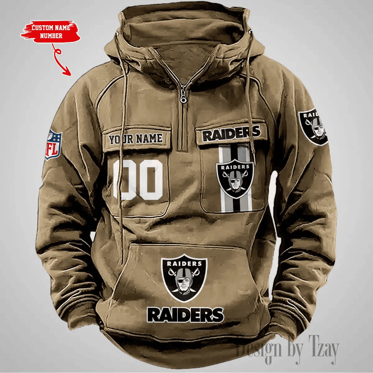 Las Vegas Raiders Vintage Men Hoodie DV2 AZVMHD428