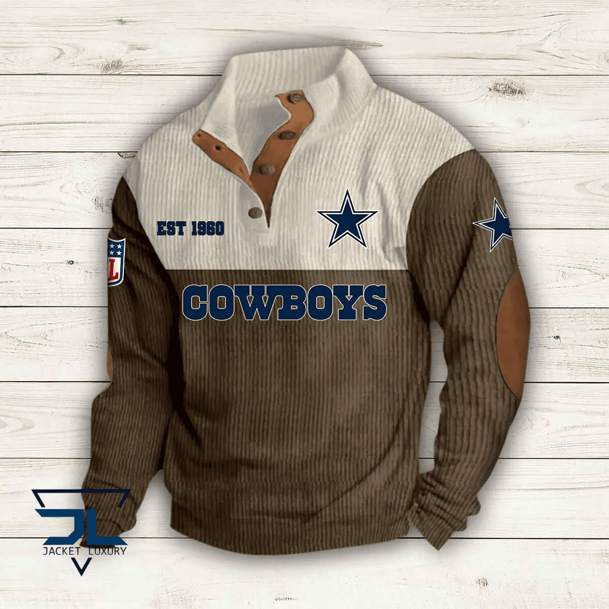 Dallas Cowboys Premium Personalized Game-Day Pullover S9DBSCH105