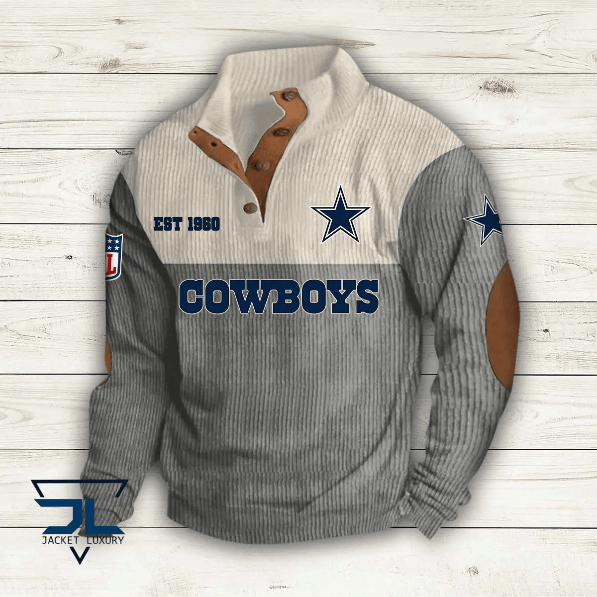 Dallas Cowboys Premium Personalized Game-Day Pullover S9DBSCH105