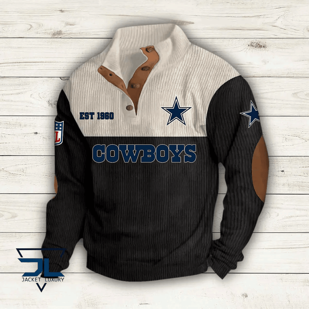 Dallas Cowboys Premium Personalized Game-Day Pullover S9DBSCH105
