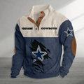 Dallas Cowboys Premium Personalized Game-Day Pullover S9DBSCH137