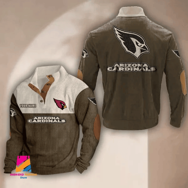 Arizona Cardinals Premium Personalized Game-Day Pullovers SPTPURSWS860