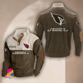Arizona Cardinals Premium Personalized Game-Day Pullovers SPTPURSWS860