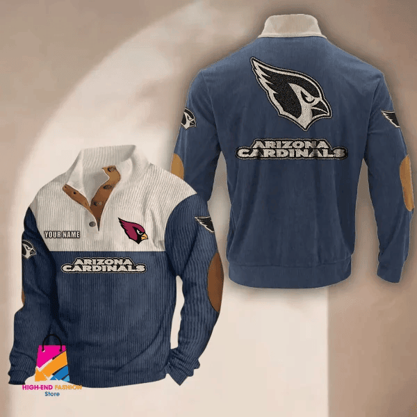 Arizona Cardinals Premium Personalized Game-Day Pullovers SPTPURSWS860