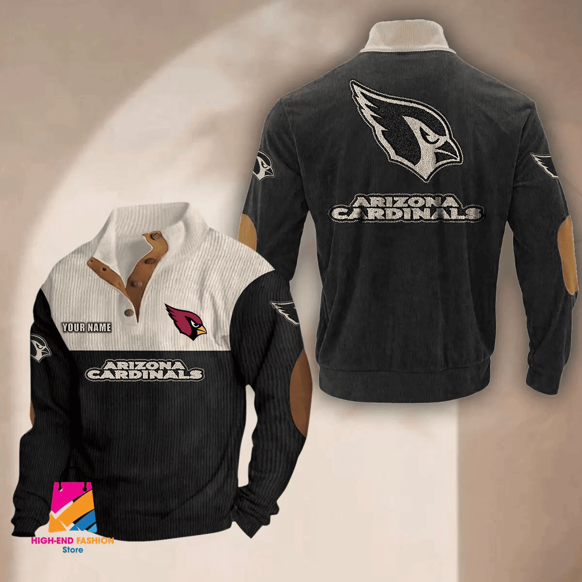 Arizona Cardinals Premium Personalized Game-Day Pullovers SPTPURSWS860