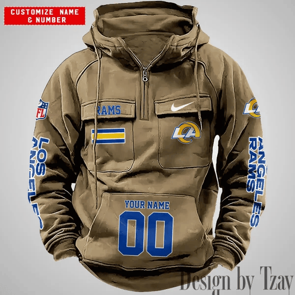 Los Angeles Rams Vintage Men Hoodies DV6 AZVMHD398