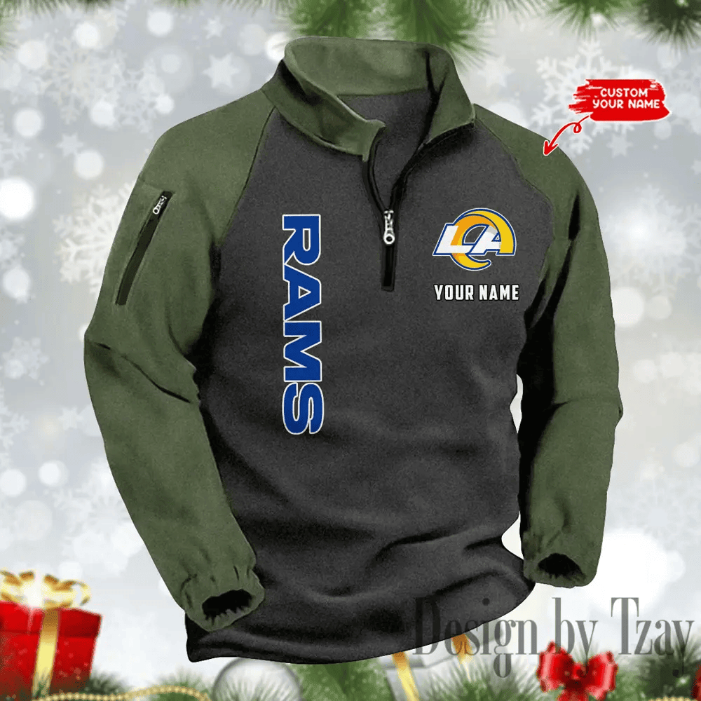 Los Angeles Rams Men's Winter Warm Fleece Sweatshirts SPTWWFS051
