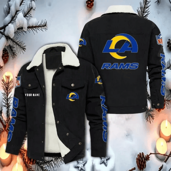 Los Angeles Rams Corduroy Fleece Jacket SPTCRFJK019