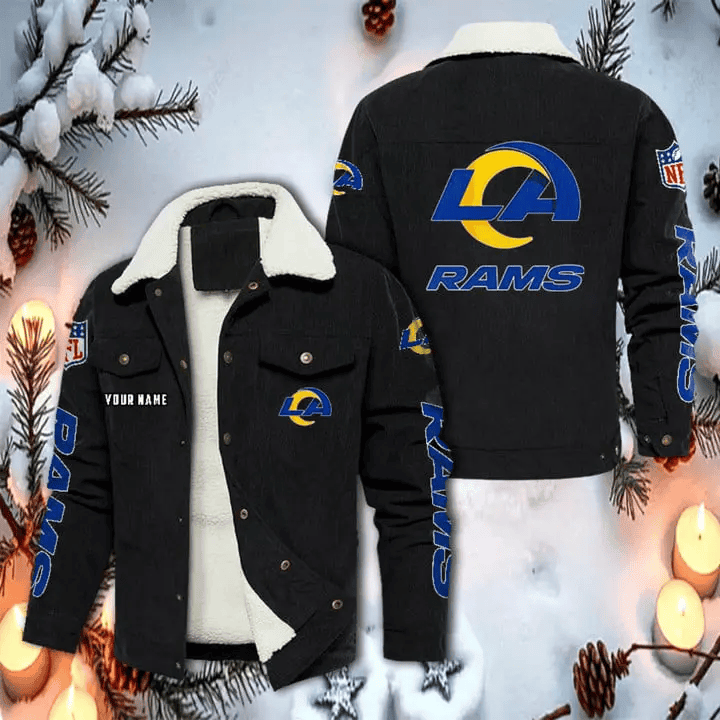 Los Angeles Rams Corduroy Fleece Jacket SPTCRFJK019