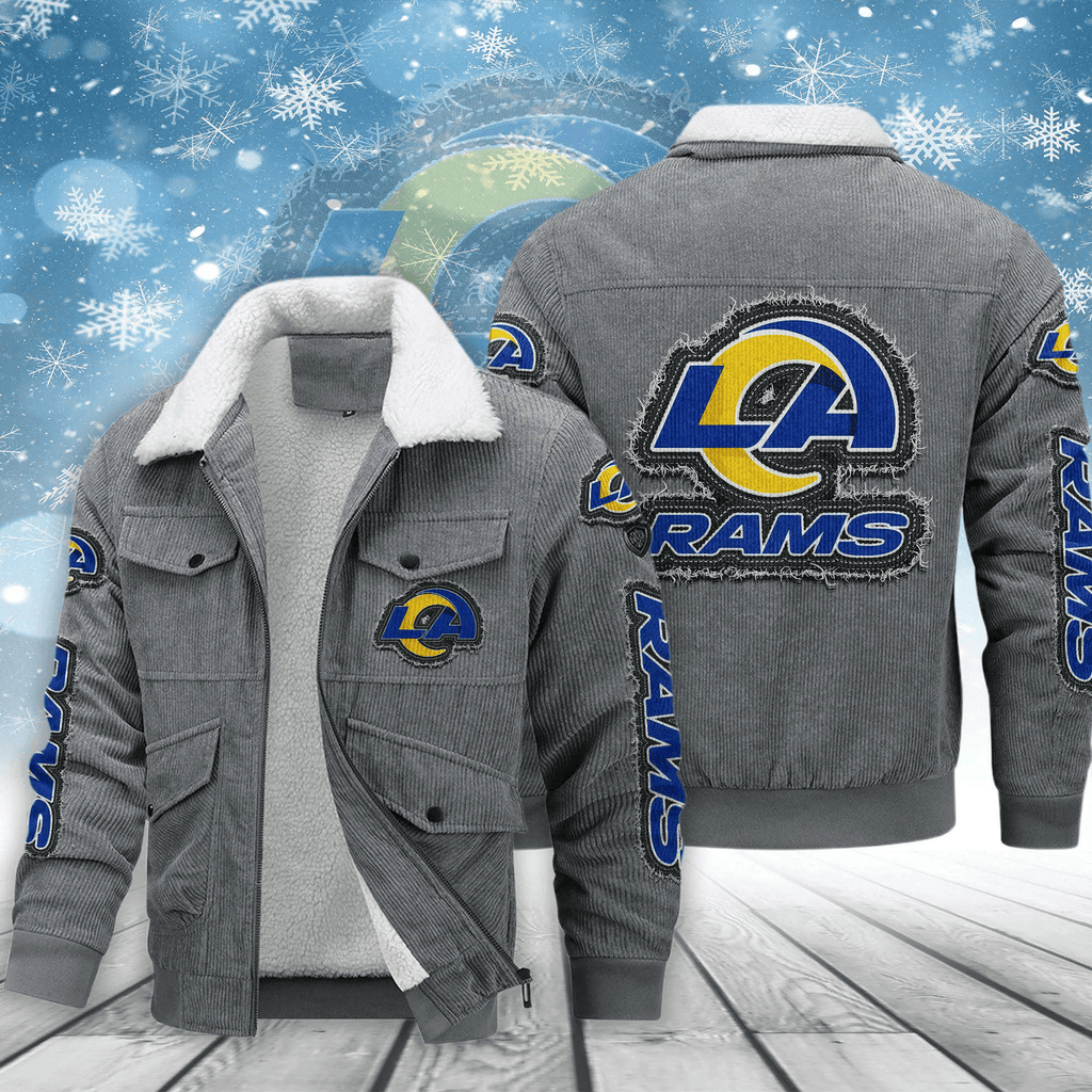 Los Angeles Rams Men's Thickened Corduroy Jacket ANZVITCJ018