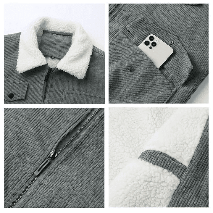 Los Angeles Rams Men's Thickened Corduroy Jacket ANZVITCJ018