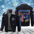 Los Angeles Rams VITCJ090 Men’s Thickened Corduroy Jacket