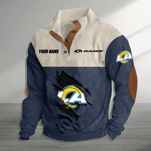 Los Angeles Rams Premium Personalized Game-Day Pullover S9DBSCH147