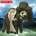 Los Angeles Rams Hoodies Zip Velvet Coat AANZTZH084