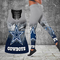 Dallas Cowboys Combo Tank Top And Leggings BG342