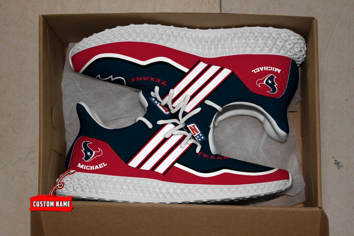 Houston Texans Personalized 4D Future Sneakers BG16