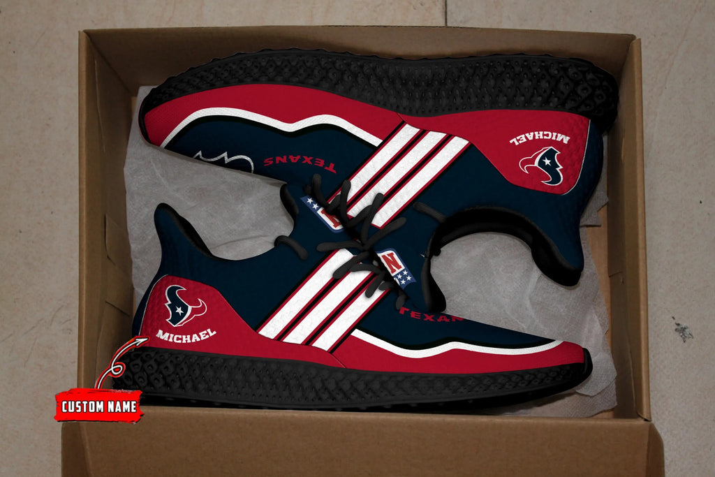 Houston Texans Personalized 4D Future Sneakers BG16