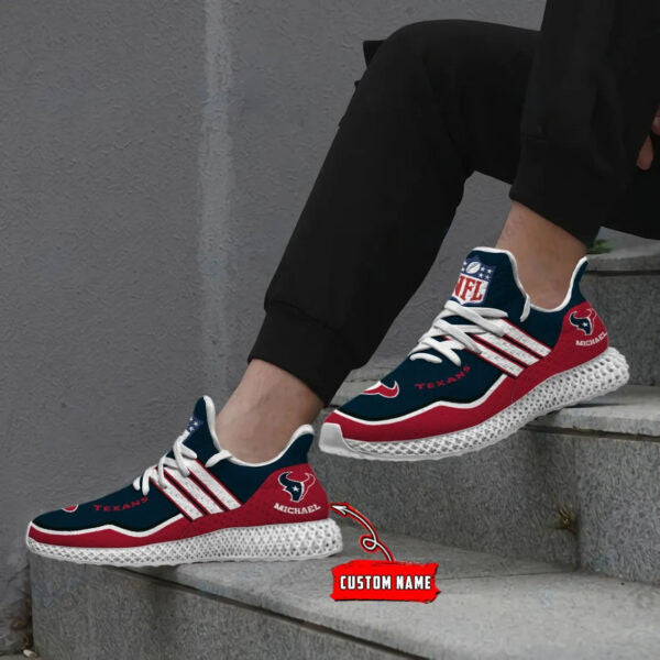Houston Texans Personalized 4D Future Sneakers BG16