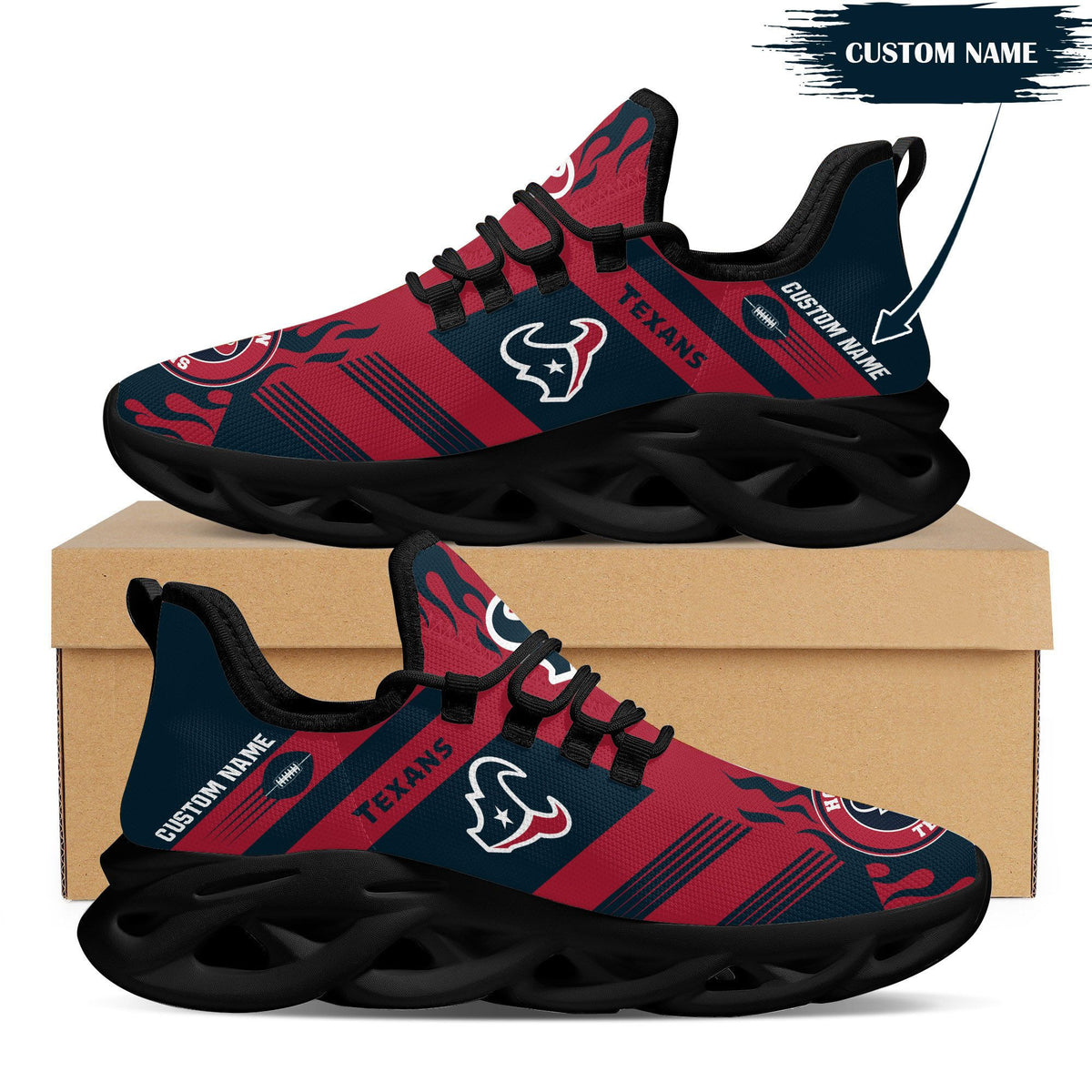 Houston Texans Personalized Yezy Running Sneakers BB577
