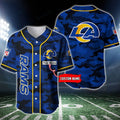 Los Angeles Rams Personalized Baseball Jersey BG212