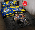 Los Angeles Rams Personalized Quilt Set BG19