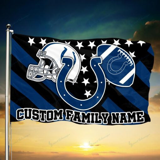 Indianapolis Colts Personalized Flag 77