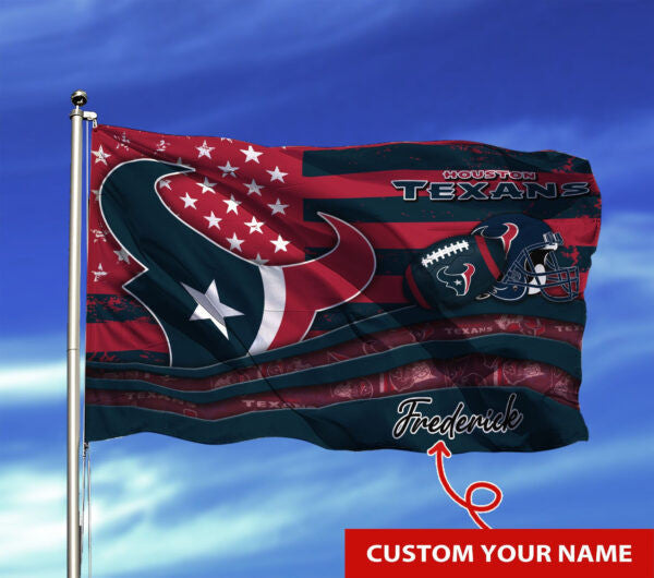 Houston Texans Personalized Flag 12