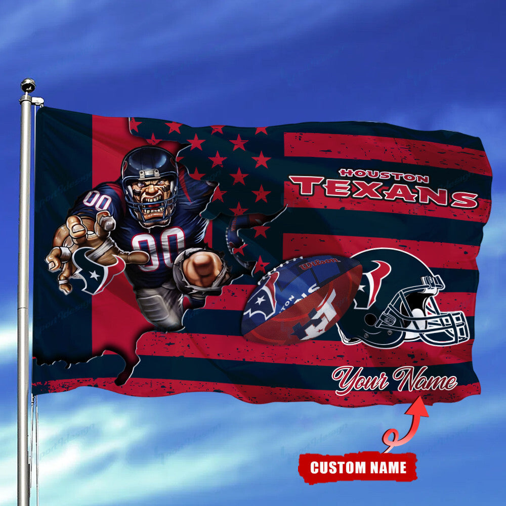 Houston Texans Personalized Flag 101