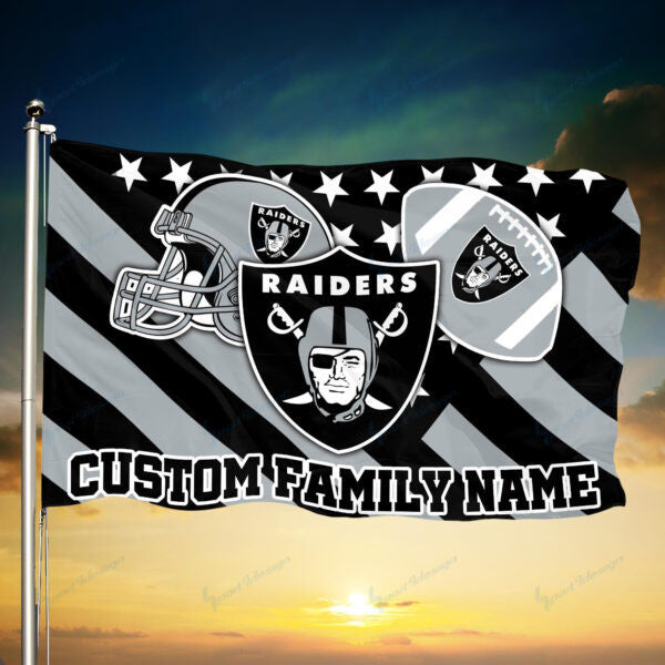 Las Vegas Raiders Personalized Flag 88