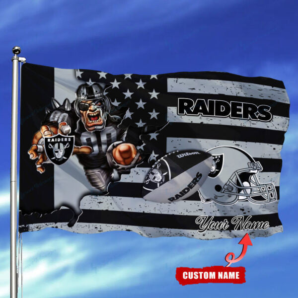 Las Vegas Raiders Personalized Flag 122