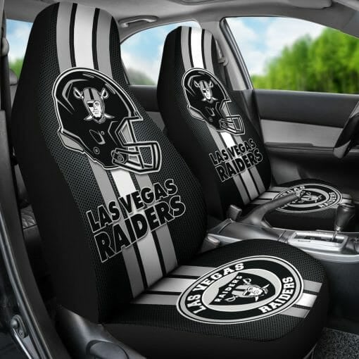 Las Vegas Raiders Car Seat Covers BG556
