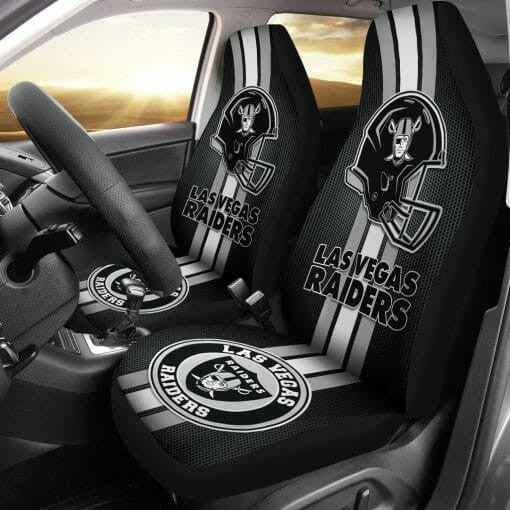 Las Vegas Raiders Car Seat Covers BG556
