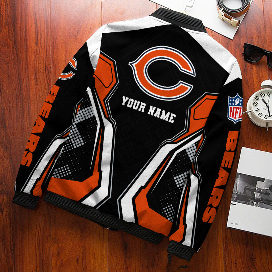 Chicago Bears Personalized Bomber Jacket BGBBJ959