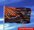 Chicago Bears Personalized Flag 05