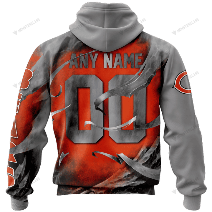 Chicago Bears Limited Edition All Over Print Hoodie Sweatshirt Zip Hoodie T shirt Unisex 860