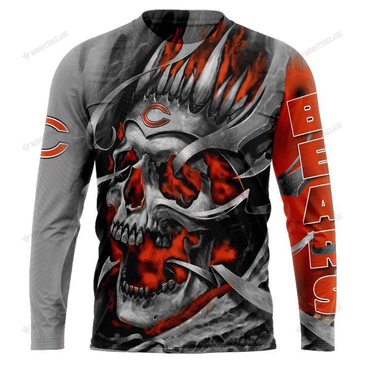 Chicago Bears Limited Edition All Over Print Hoodie Sweatshirt Zip Hoodie T shirt Unisex 860