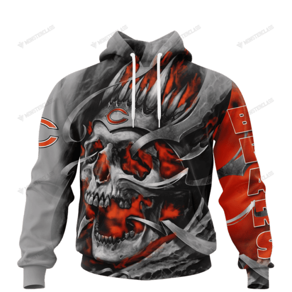 Chicago Bears Limited Edition All Over Print Hoodie Sweatshirt Zip Hoodie T shirt Unisex 860