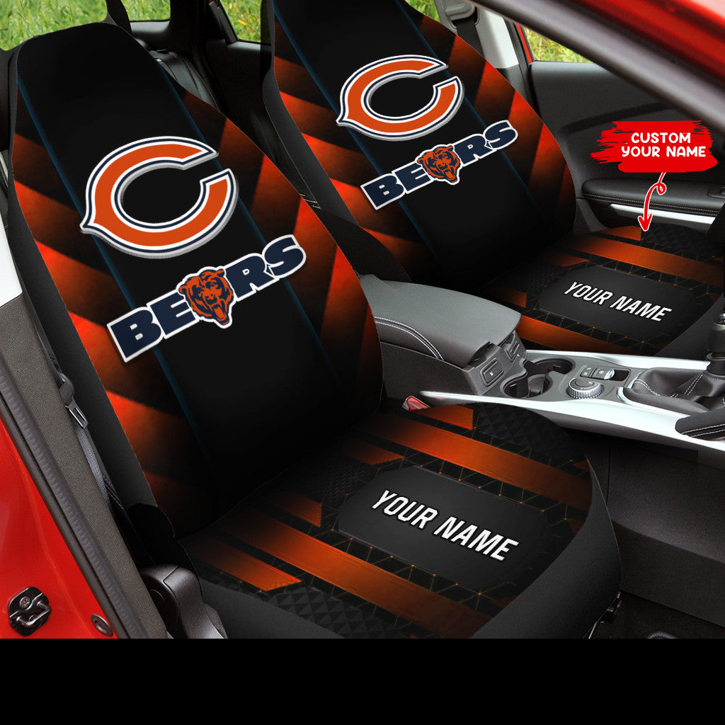 Chicago Bears Personalized Car Seat Covers BG471