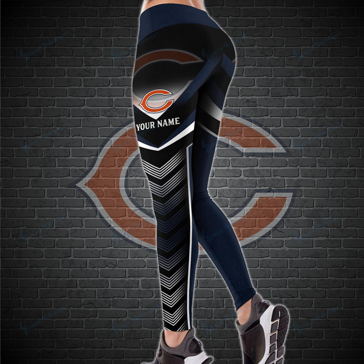 Chicago Bears Personalized Leggings And Tank Top BG06