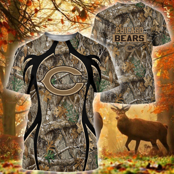 Chicago Bears Limited Edition All Over Print Hoodie Sweatshirt Zip Hoodie T shirt Unisex 886