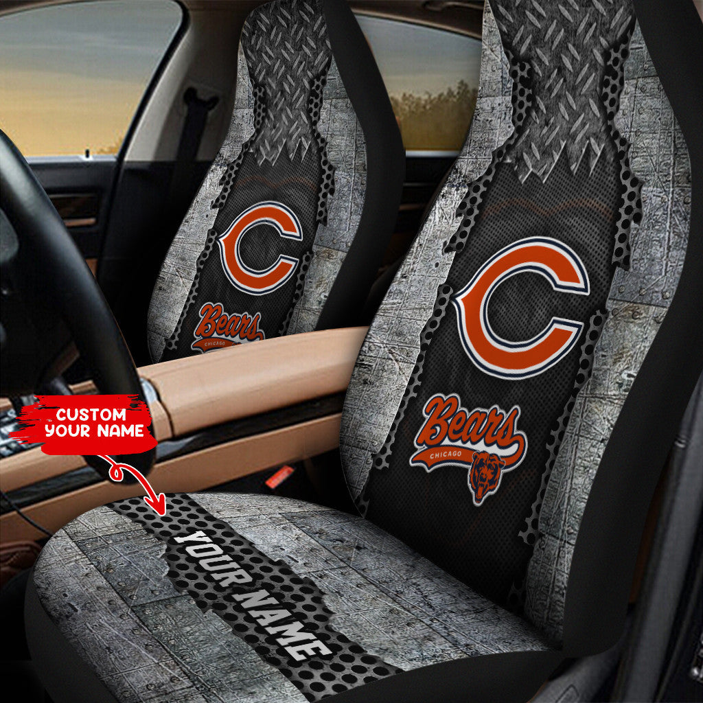 Chicago Bears Personalized Car Seat Covers BG259