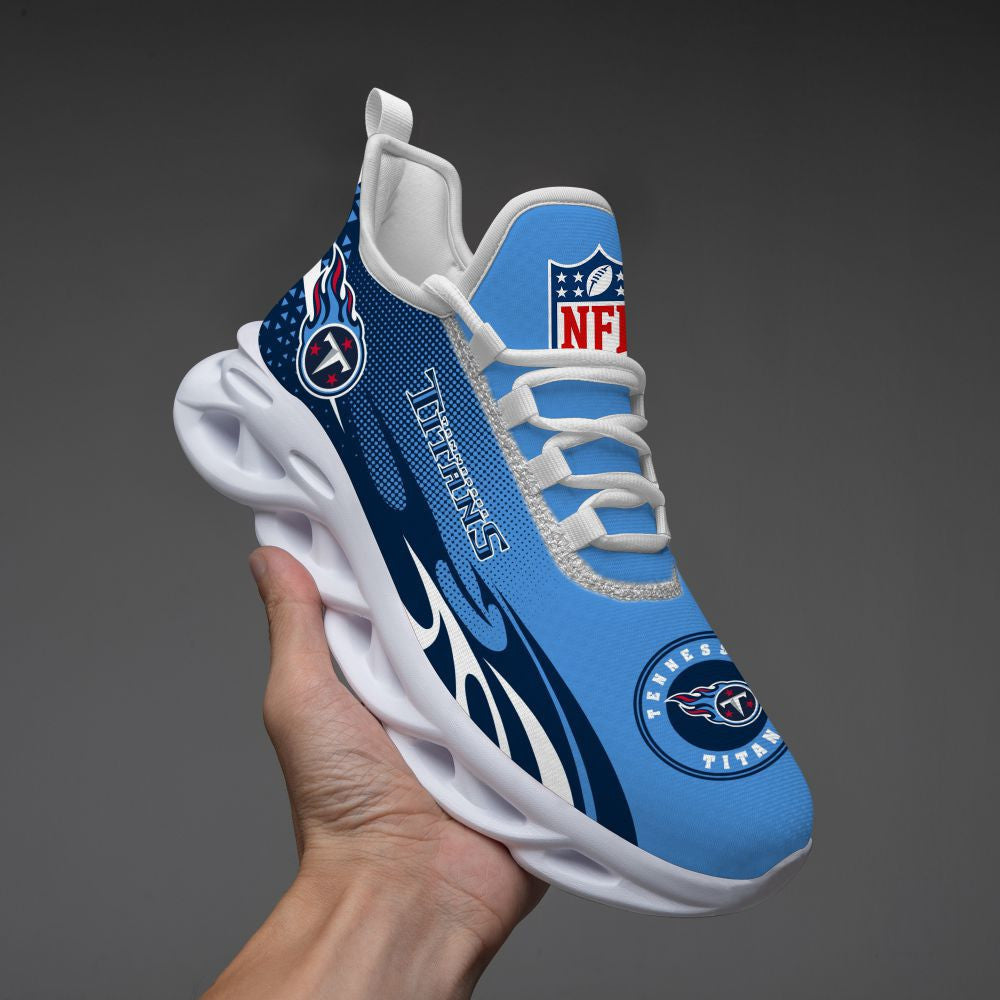 Tennessee Titans Personalized Yezy Running Sneakers SPDMS903
