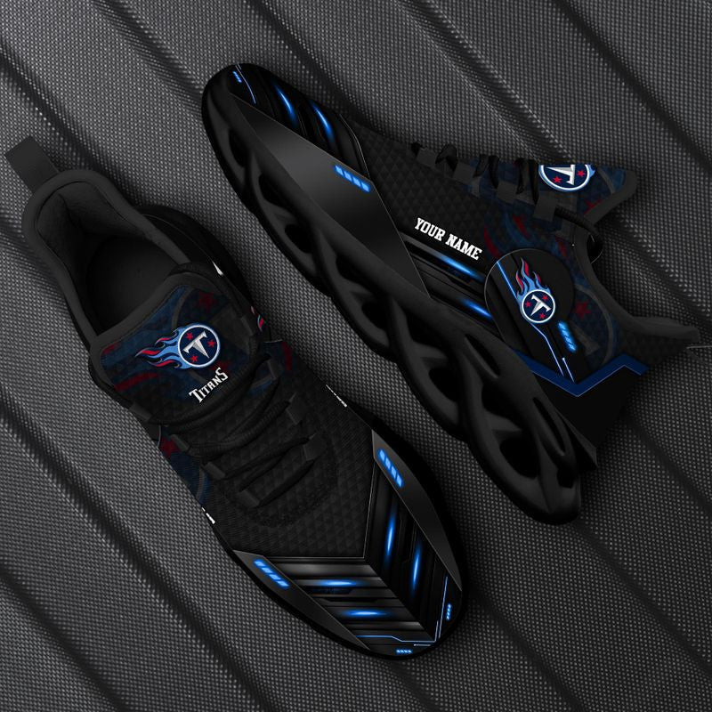 Tennessee Titans Personalized Yezy Running Sneakers SPDMS762