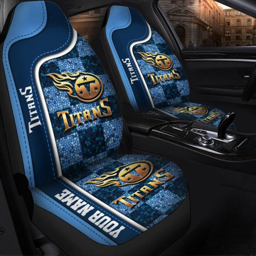 Tennessee Titans Personalized Car Seat Covers BGCSC664