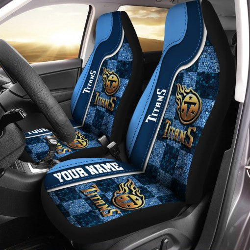 Tennessee Titans Personalized Car Seat Covers BGCSC664