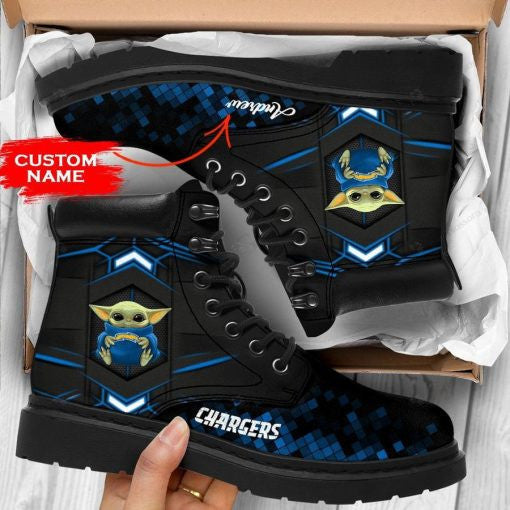 Los Angeles Chargers Personalized TBL Boots BG50