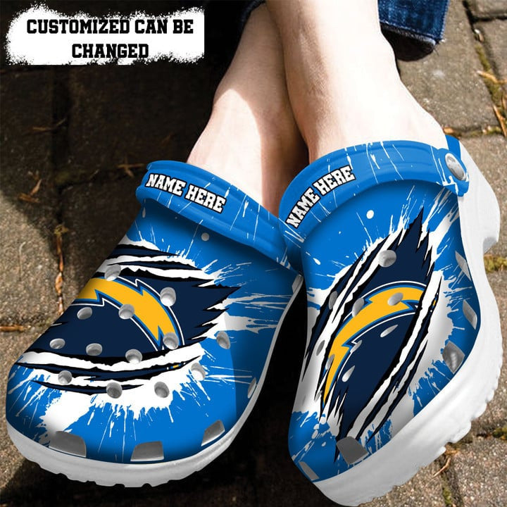 Los Angeles Chargers Personalized Limited Clog BG260