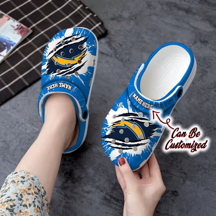 Los Angeles Chargers Personalized Limited Clog BG260