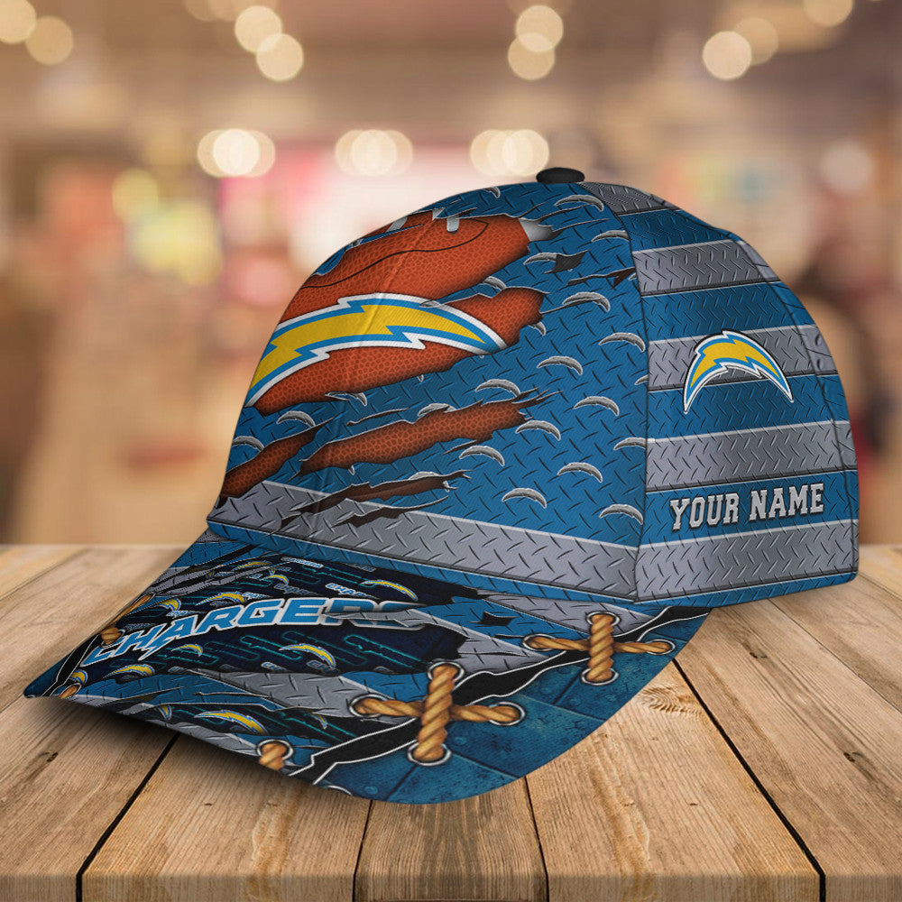 Los Angeles Chargers Personalized Classic Cap AZCCAP476